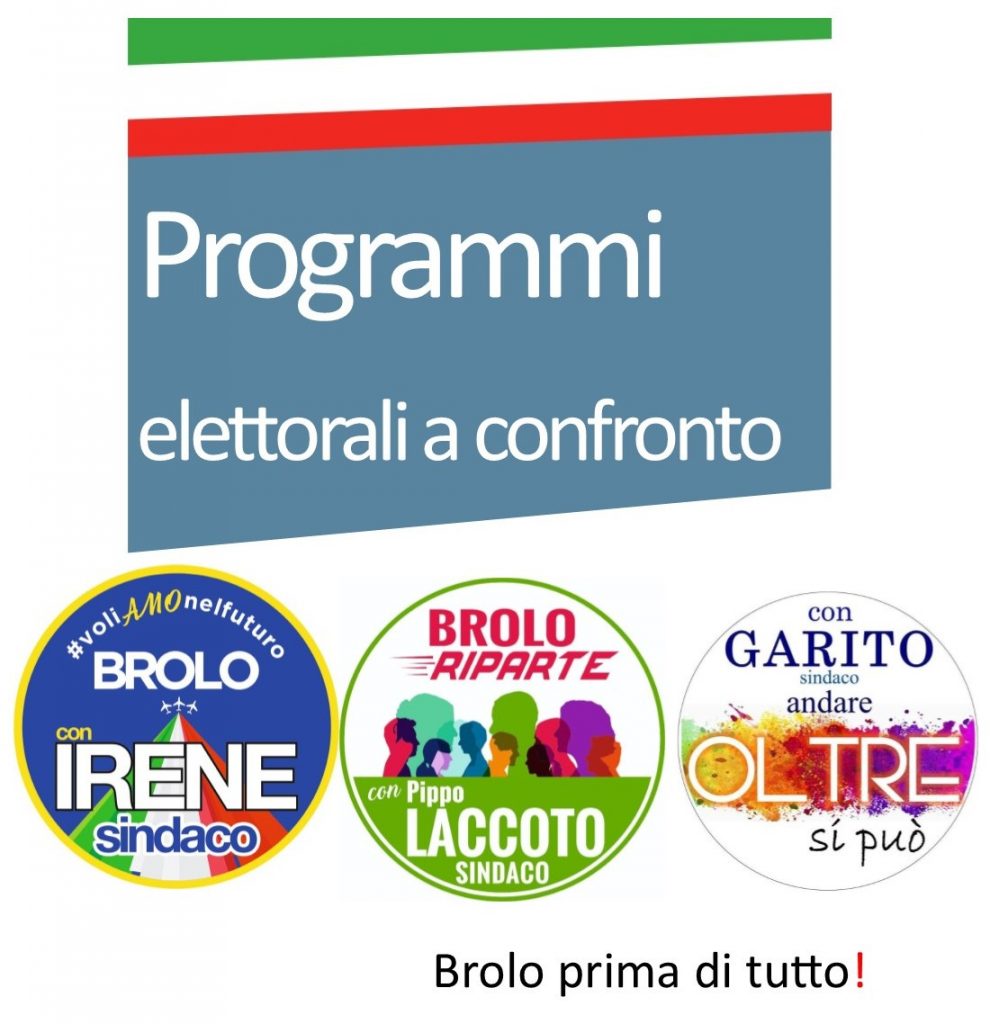 PARLANDO DI PROGRAMMI – Ecco, a Brolo, quelli di Laccoto, Ricciardello e Garito che intanto presenta il progetto “Contrade”