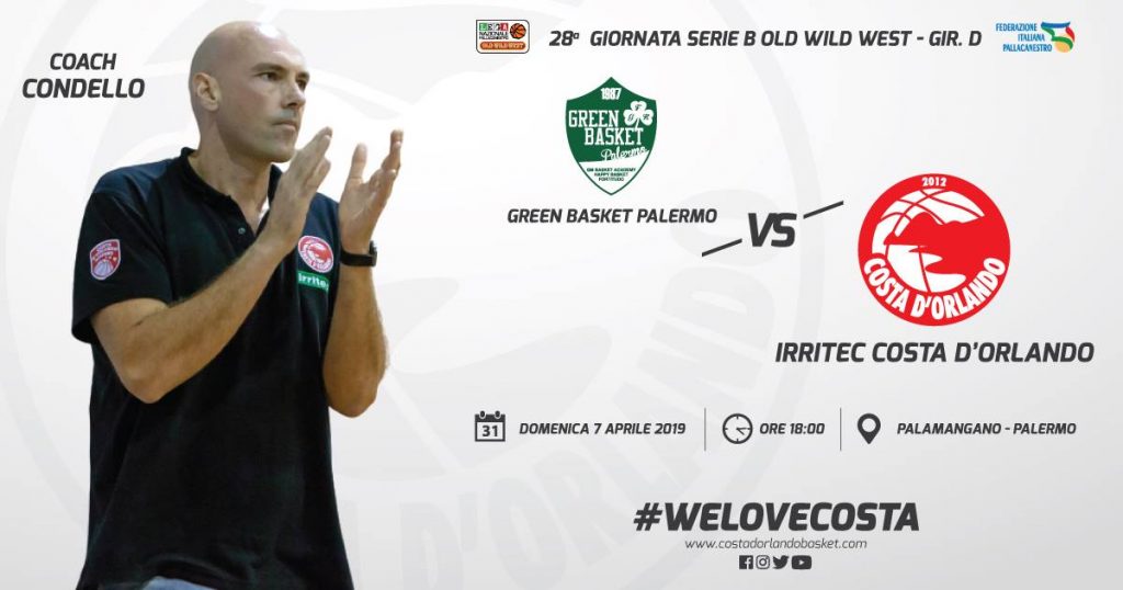 IRRITEC COSTA D’ORLANDO – Green Basket Palermo, la prossima avversaria Costa