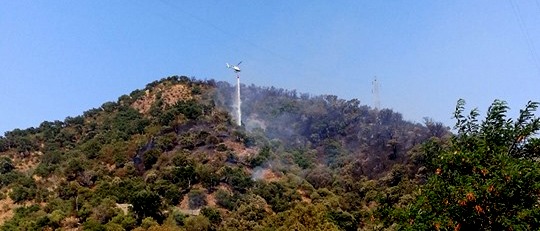 LA CONTA DEI DANNI – L’incendio di ieri a Pone Naso… la natura è dolosa, in fumo circa 20 ettari tra bosco e macchia mediterranea
