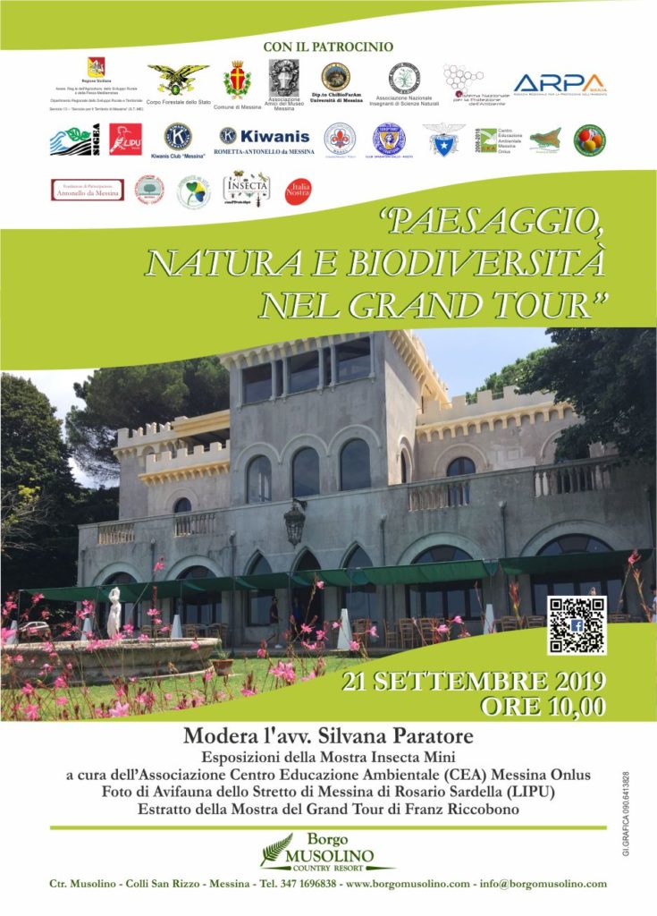 MESSINA – Il 21 settembre “Paesaggio, Natura e Biodiversità nel Grand Tour”