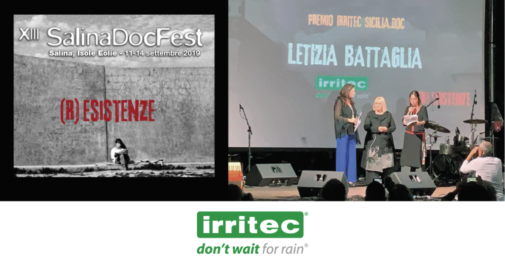IRRITEC – Chiusa la XIII edizione del SalinaDocFest. A Letizia Battaglia il premio Irritec Sicilia.Doc