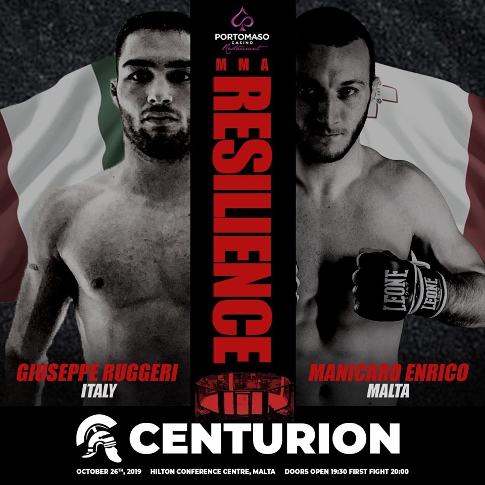 MMA – Il campione brolese al Centurion Fight Championship all’Hilton di Malta