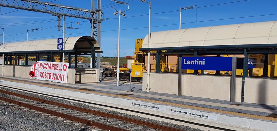 VIABILITA’ FERROVIARIA – Tecnologie e maestranze brolesi nella nuova stazione di Lentini