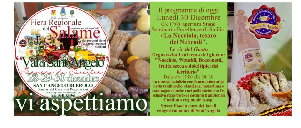 FIERA DEL SALAME DI  SANT’ANGELO – Oggi si chiude, tra seminari, incontri, proposte e animazione