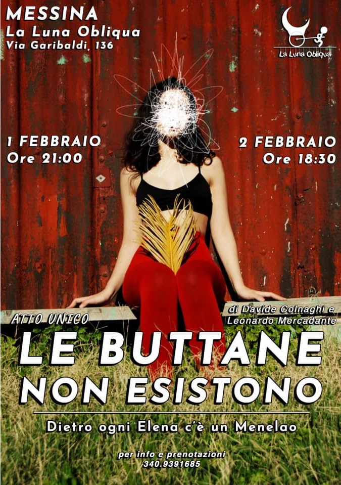 TEATRO – “Le buttane non esistono” in scena al teatro della Luna Obliqua