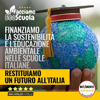 SCUOLA – Il Marchio del Movimento 5 Stelle sui progetti ambientali delle scuole italiane