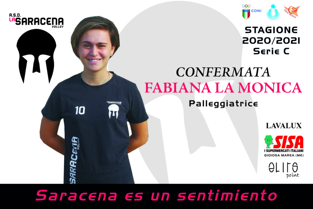 FABIANA LA MONICA – Ancora con la maglia della Saracena Volley