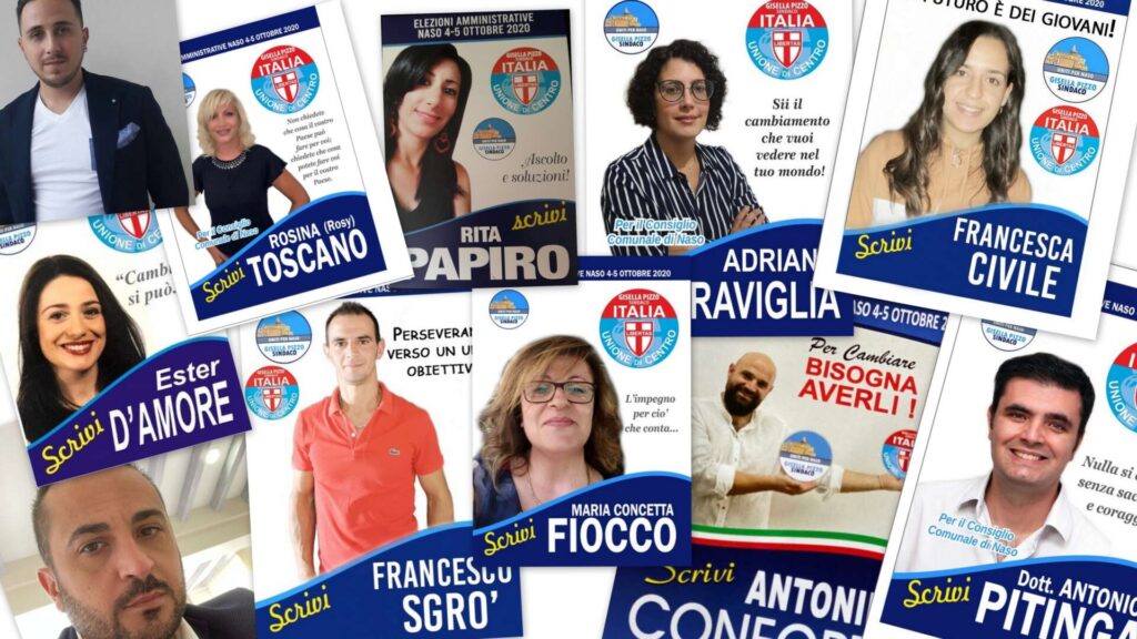 ELEZIONI NASO 2020 – I candidati di “Uniti per Naso”