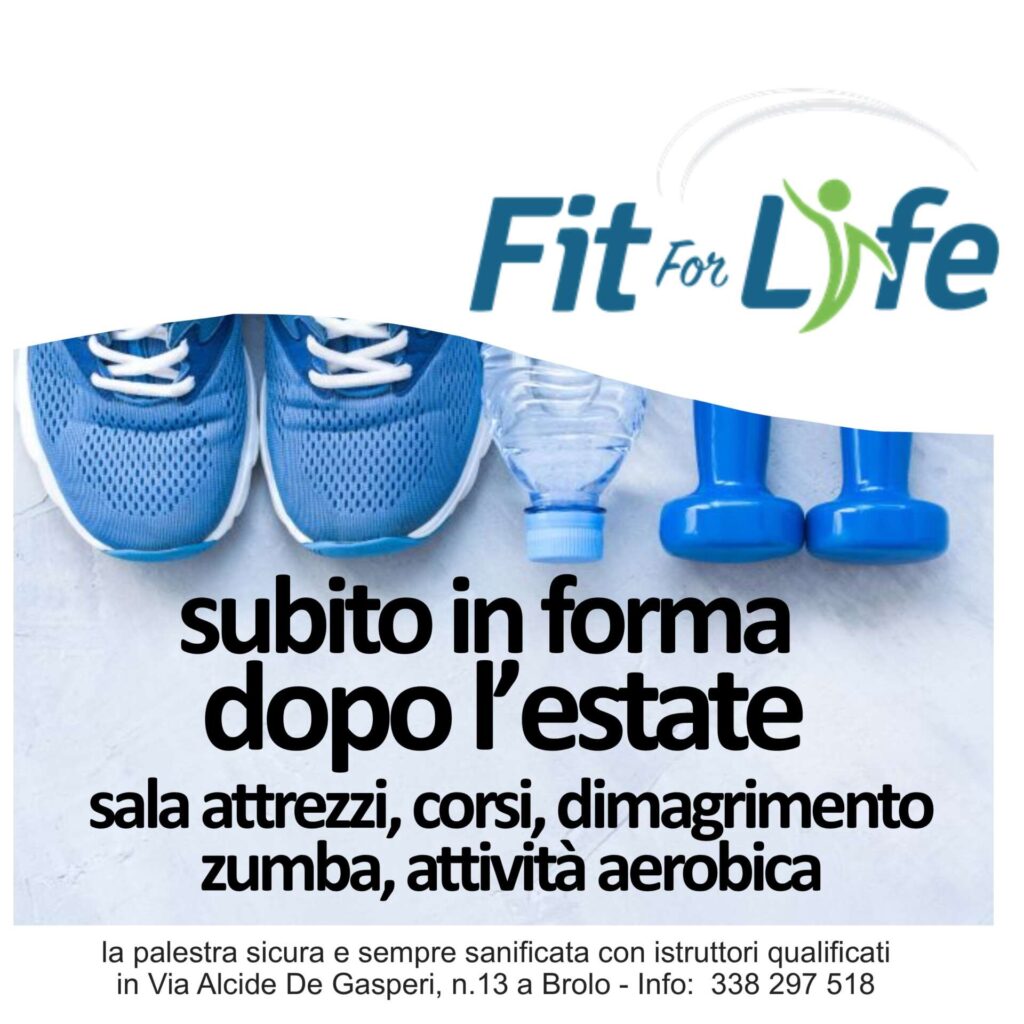 SUBITO IN FORMA – Riprendono corsi e allenamenti alla Fit For Life di Brolo