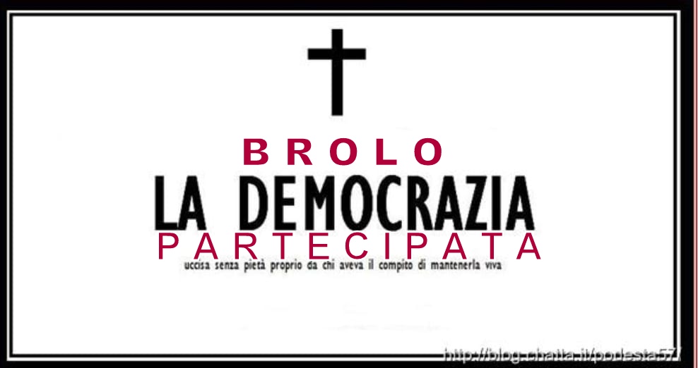 BROLO – La “Morte” della Democrazia Partecipata. Irene Ricciardello dice la sua