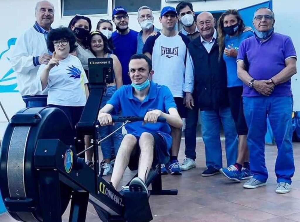 CLUB NAUTICO PARADISO E PANATHLON MESSINA – Progetto dedicato agli atleti disabili, acquistato un remoergometro