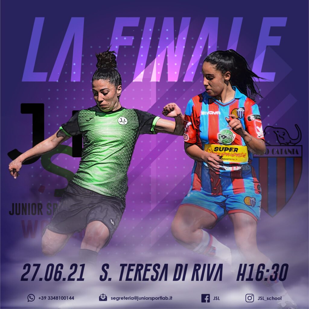 CALCIO – Si avvicina la finale JSL Women-Catania in programma a Santa Teresa di Riva