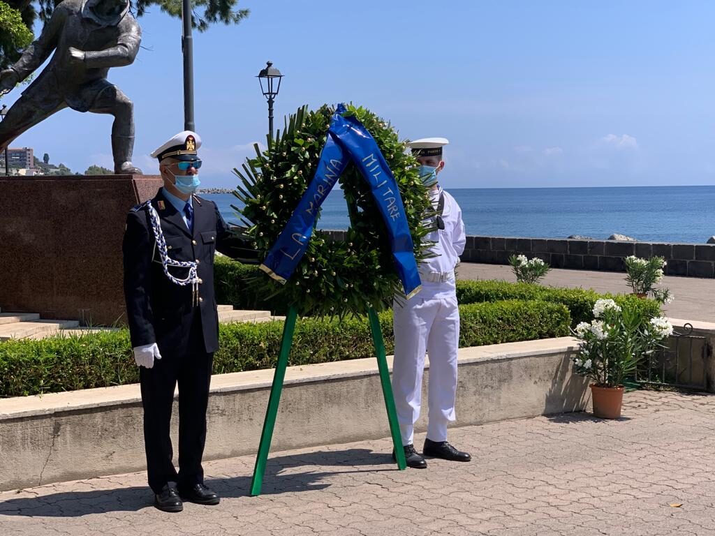 MILAZZO – Festa della Marina, cerimonia davanti al monumento di Luigi Rizzo