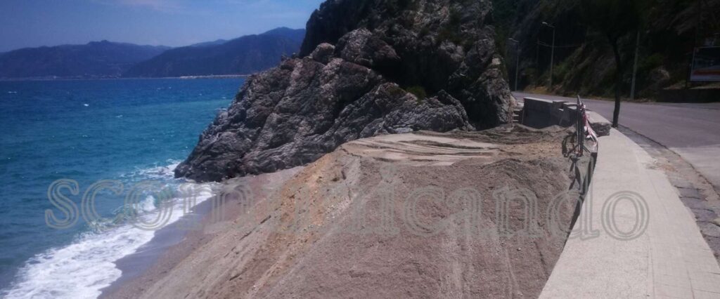 LAVORI – La “spiaggia” a San Gregorio