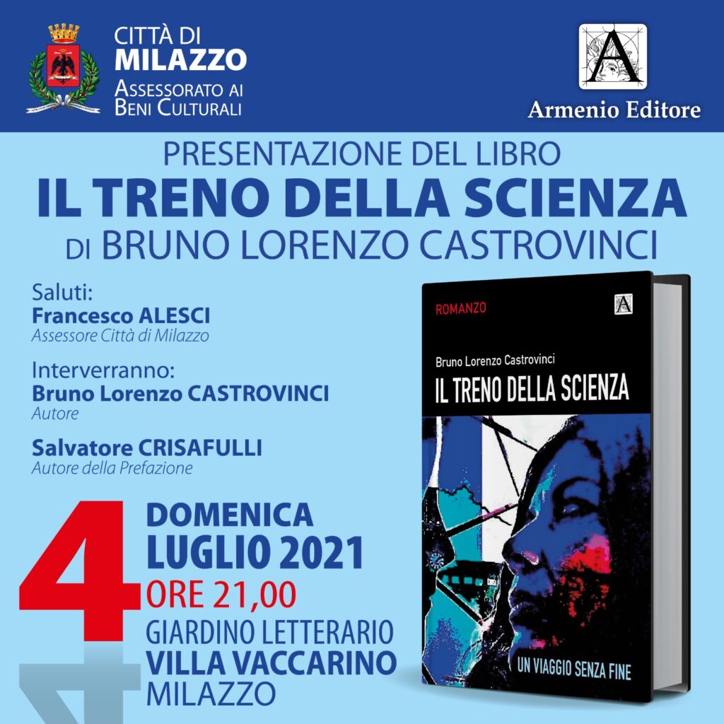 ANTEPRIME – Domenica a Milazzo la presentazione del nuovo libro di Bruno Lorenzo Castrovinci