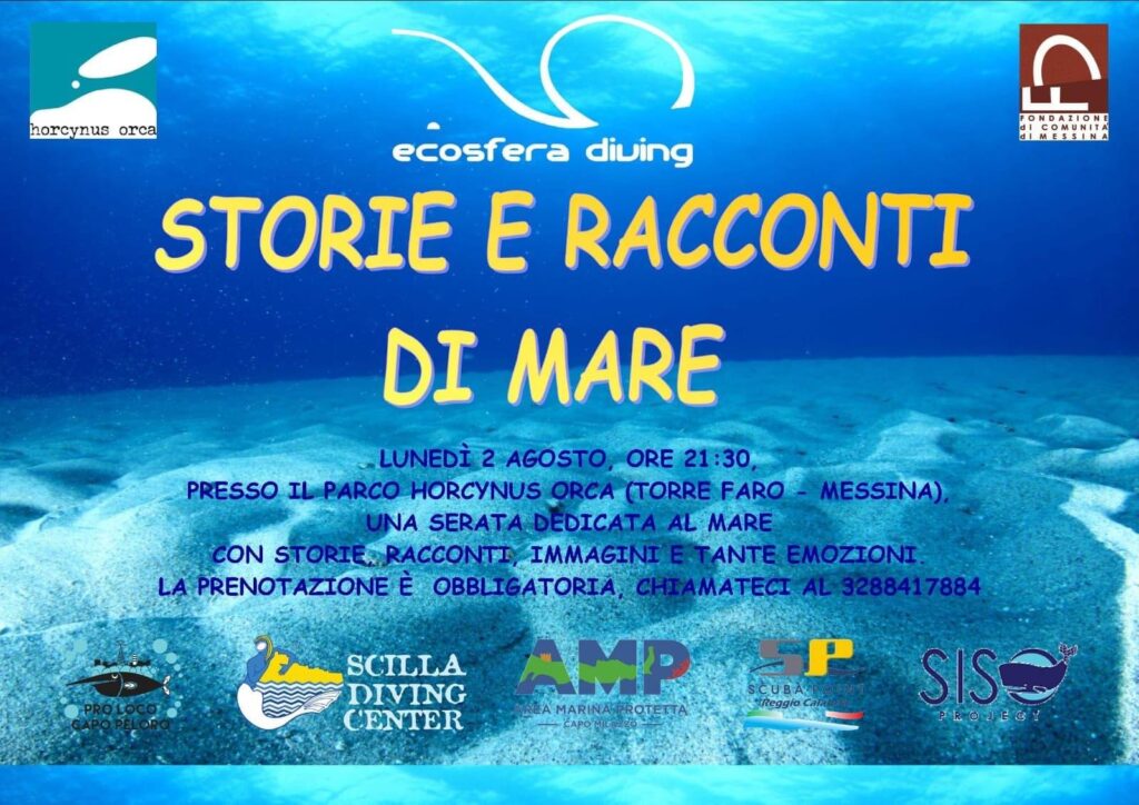 HORCYNUS FESTIVAL 2021 – Biodiversità e ricchezze del nostro mare nelle proiezioni a cura dell’Ecosfera Diving Center