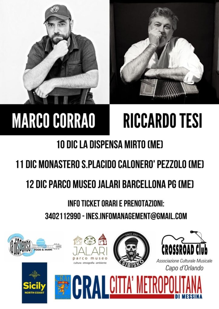 MUSICANDO – Marco Corrao e Riccardo Tesi in Tour