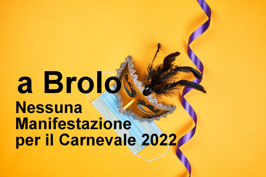 COVID & CARNEVALE – A Brolo il sindaco sospende ogni manifestazione