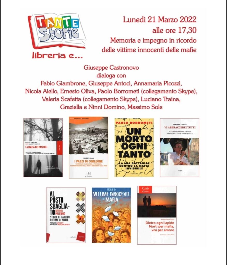 LOTTA ALLA MAFIA – I libri creano Memoria