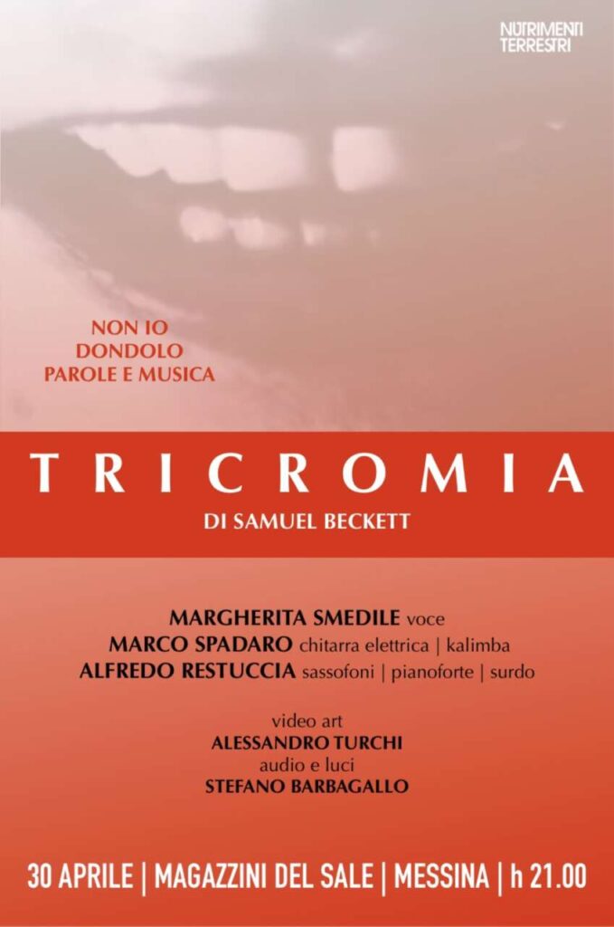 TEATRO – Ai Magazzini del Sale “Tricromia” con Margherita Smedile, Marco Spadaro e Alfredo Restuccia