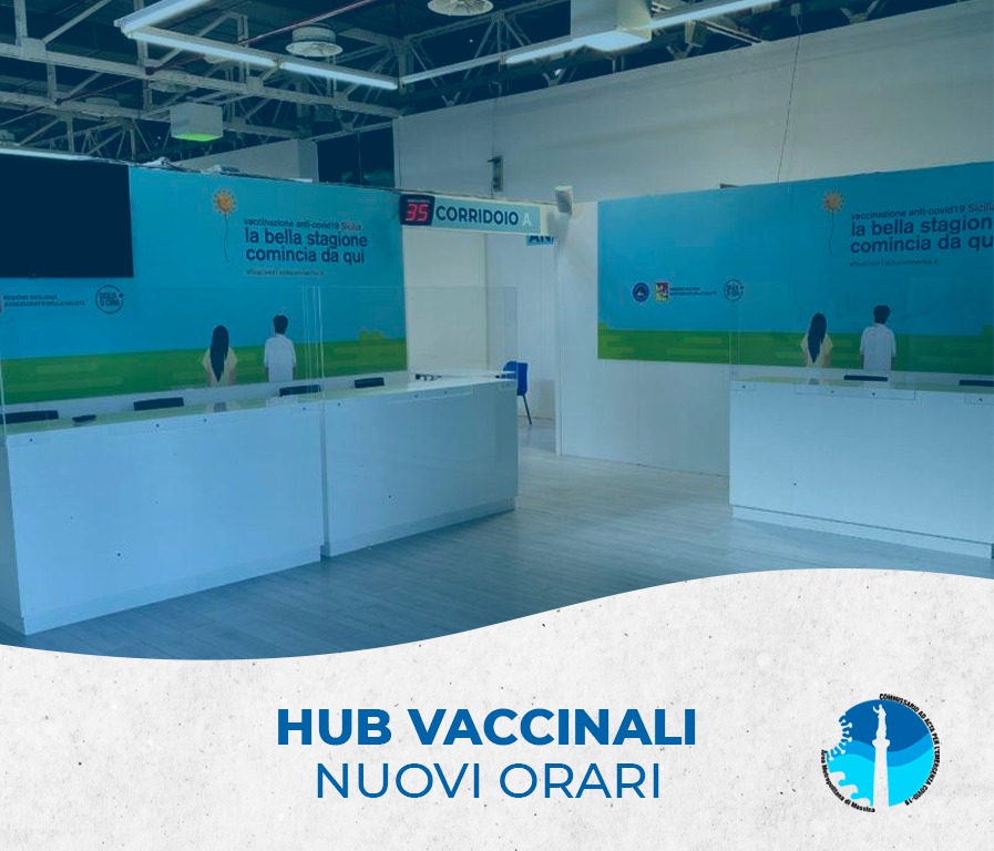 VACCINAZIONI – Cambiano orari ambulatorio vaccinale di Messina Centro in via la Farina a Messina