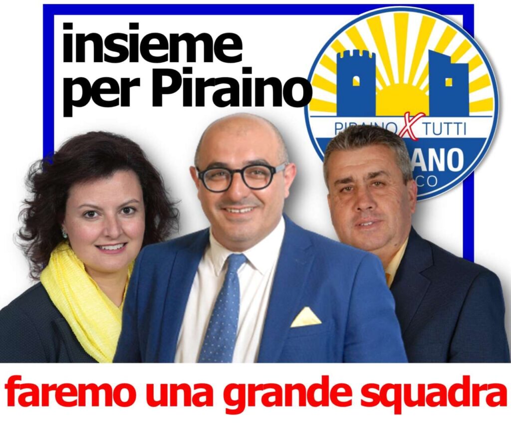 ELE\PIRAINO\2022 – Salvatore Cipriano annuncia i primi due assessori designati