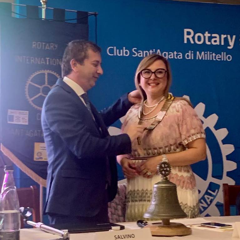 ELISA GUMINA – Al vertice del Rotary Club di Sant’Agata Militello