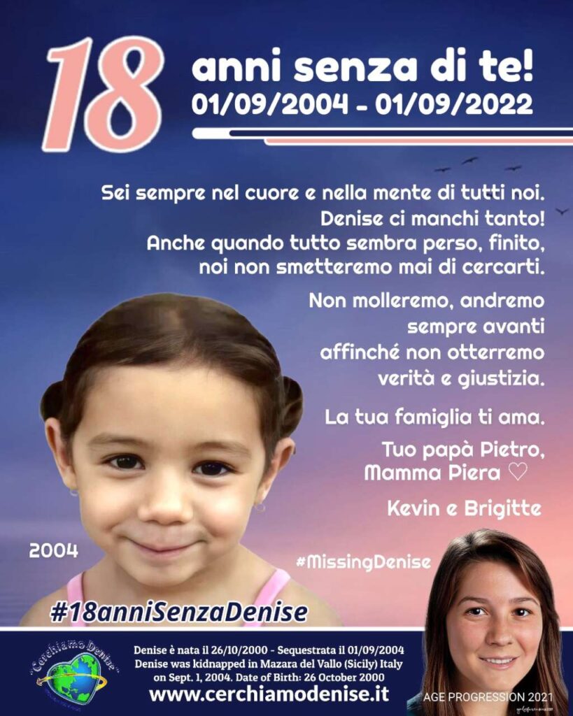 DENISE – 18 anni senza te