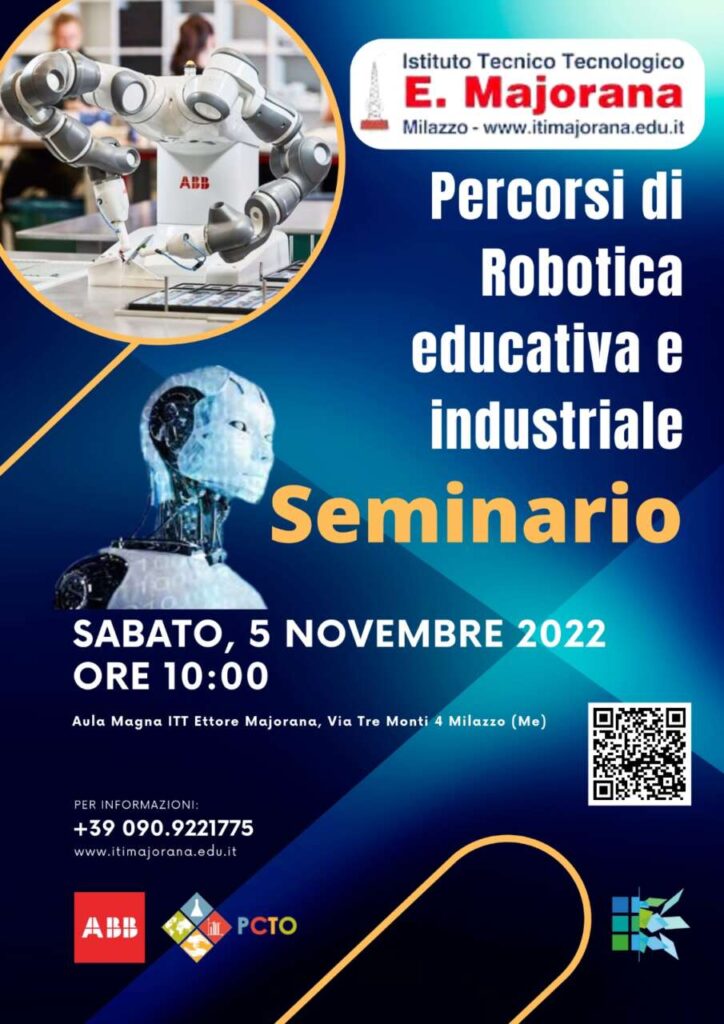 MILAZZO – ABB Italia divisione robotica incontra il Majorana per generare il futuro