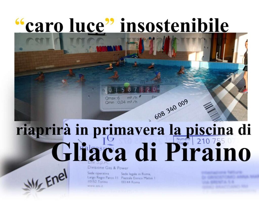 CARO RISCALDAMENTO – Riaprirà a primavera la piscina di Gliaca di Piraino