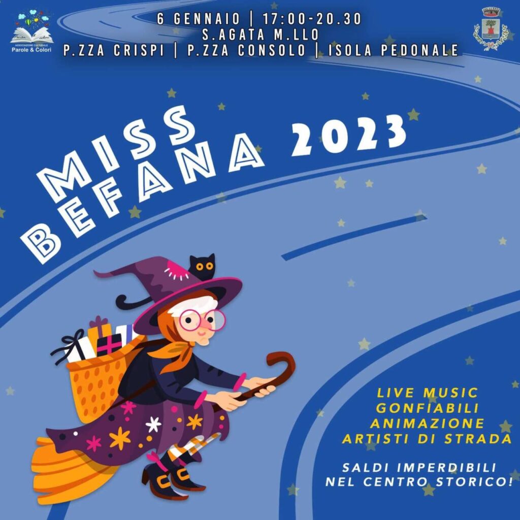 SANT’AGATA MILITELLO – “Miss Befana 2023”