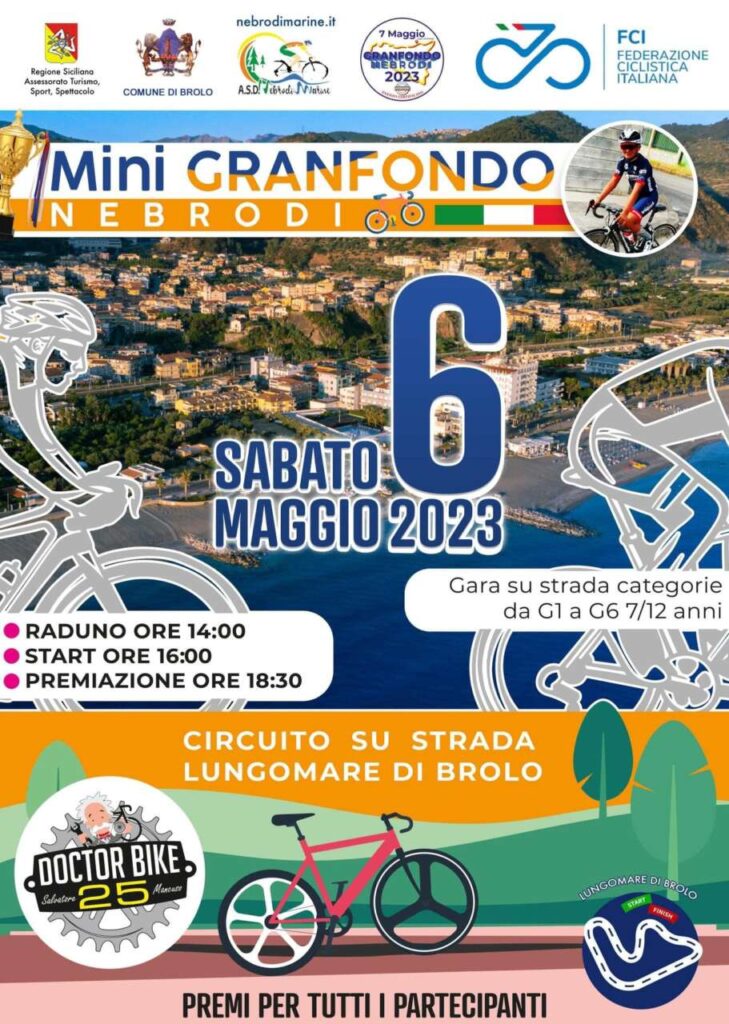 CICLISMO – A Brolo la “Mini Granfondo Nebrodi”