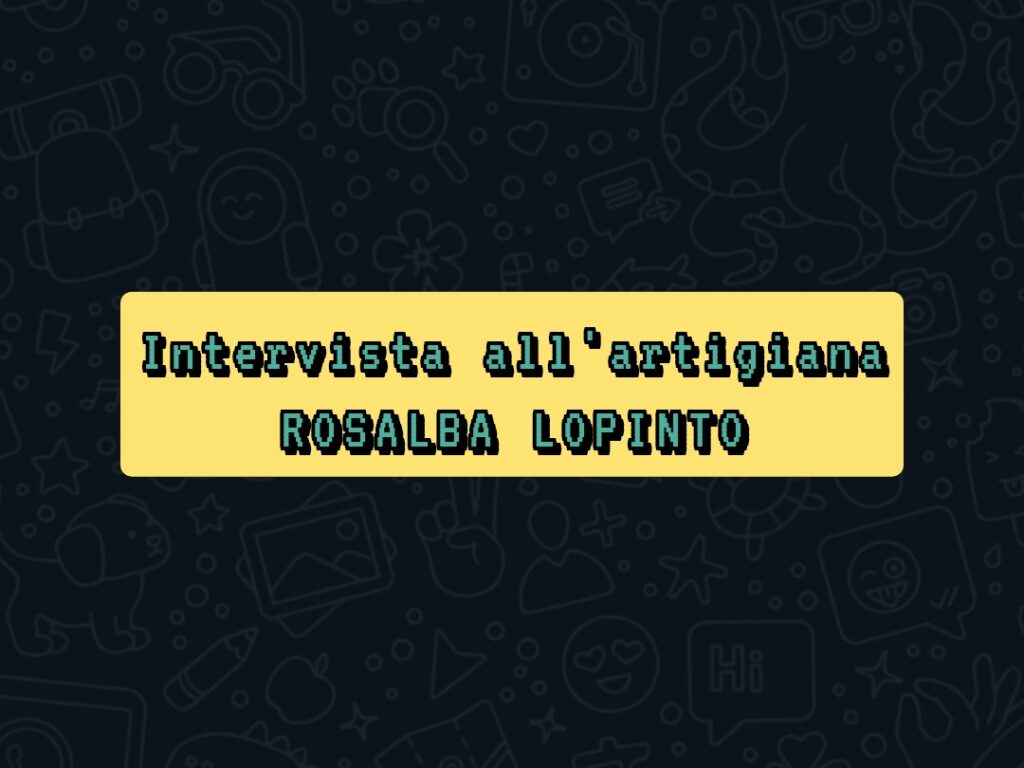 ROSALBA LOPINTO – “Sono veramente infinite le cose che si possono fare con la lana di pecora… perfino la coibentazione delle nostre abitazioni, usando un prodotto naturale e non inquinante!”