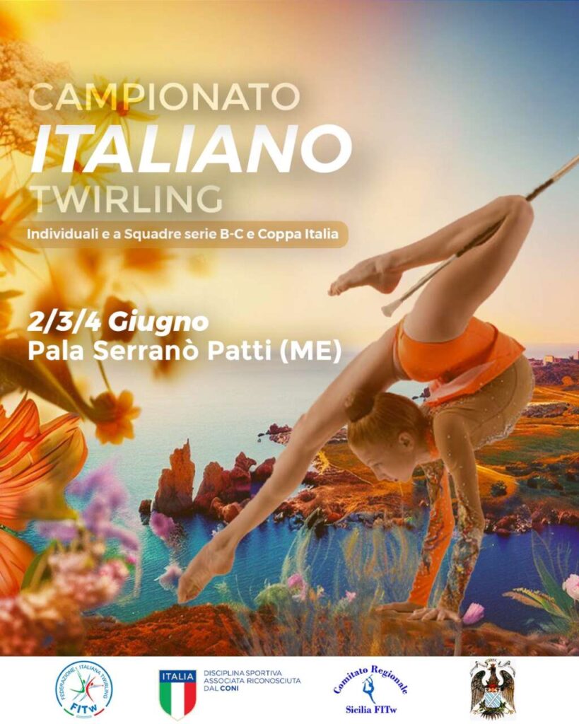 TWIRLING – A Patti le fasi finali del Campionato Italiano