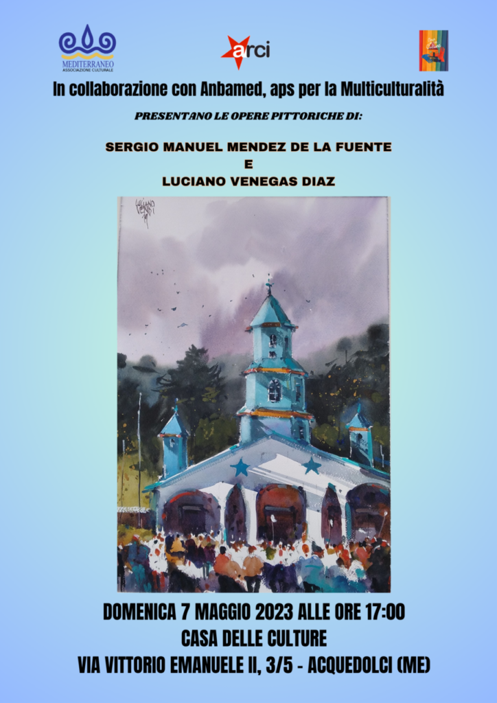 ACQUEDOLCI – Sergio Mendez e Lucano Venegas dal Cile sbarcano con le loro tele alla Casa delle Culture