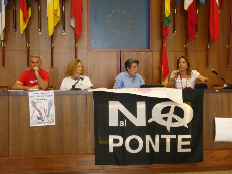 NO PONTE – Presentata la manifestazione di sabato 17 a Torre Faro: “Opera insensata, devastante, fallimentare”