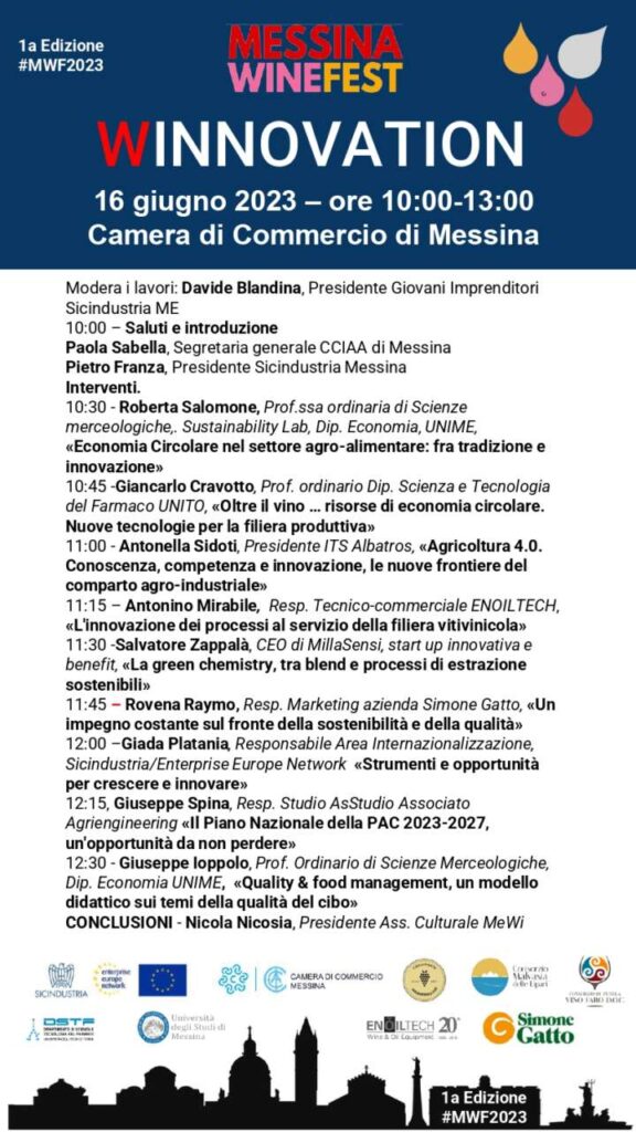 WINNOVATION – Venerdì il convegno alla Camera di commercio di Messina