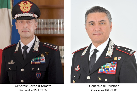 CAMBI DI GUARDIA – Il Generale di Divisione  Giovanni Truglio al Comando Interregionale Carabinieri “Culquarlber” di Messina