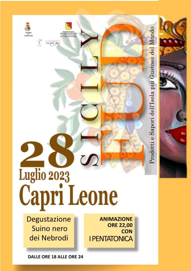 SICILY FUD – Questa Sera a Capri Leone la degustazione di “Suino Nero dei Nebrodi”