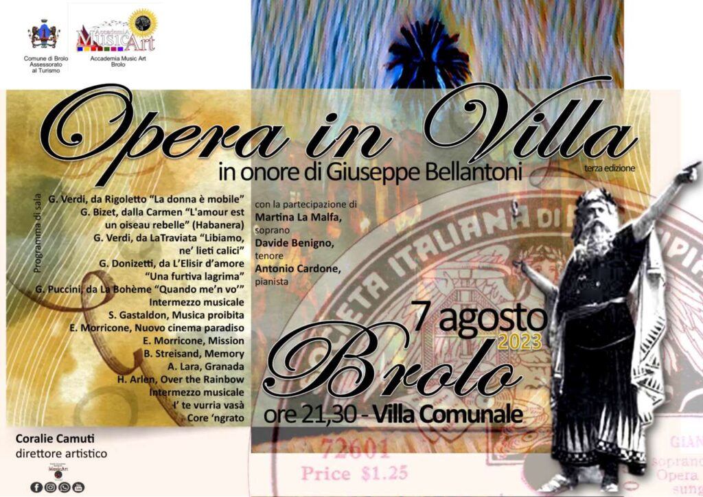 BROLO – Questa sera “Opera in Villa”