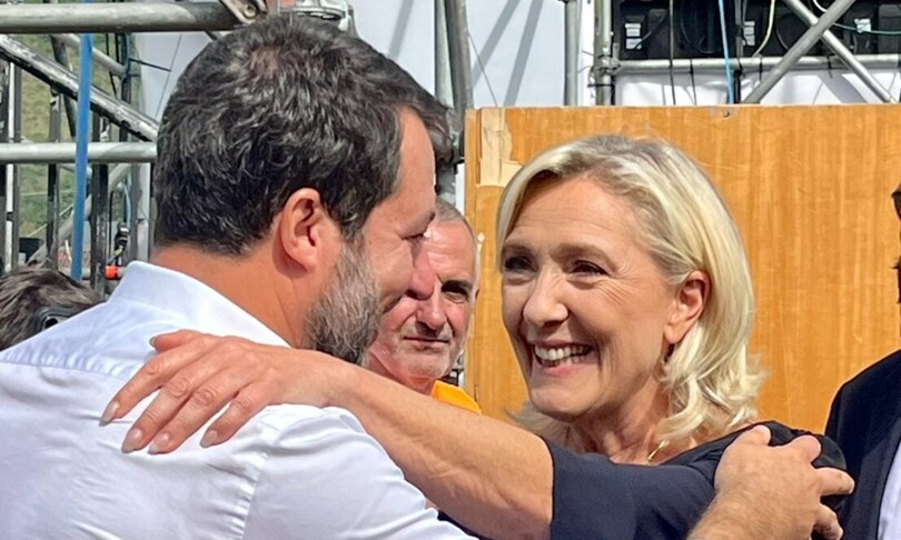 PUNTO DI VISTA – La Le Pen a Pontida: Una Forte Presa di Distanza della Lega dalla Meloni