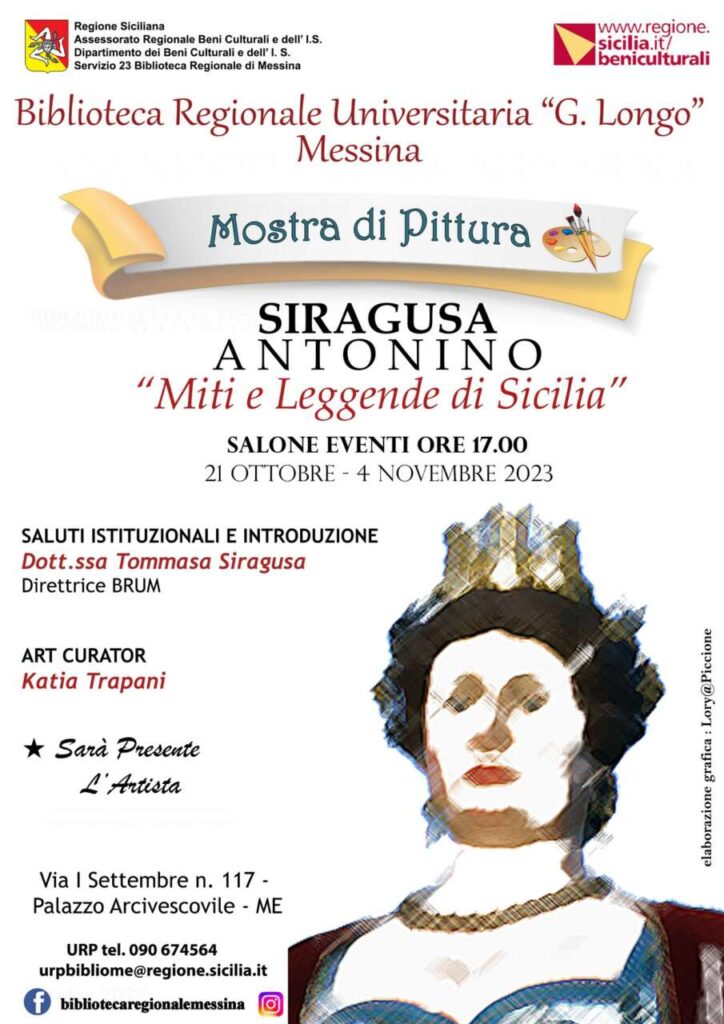 MOSTRE – Miti e leggende di Sicilia, in mostra i dipinti di Antonino Siragusa