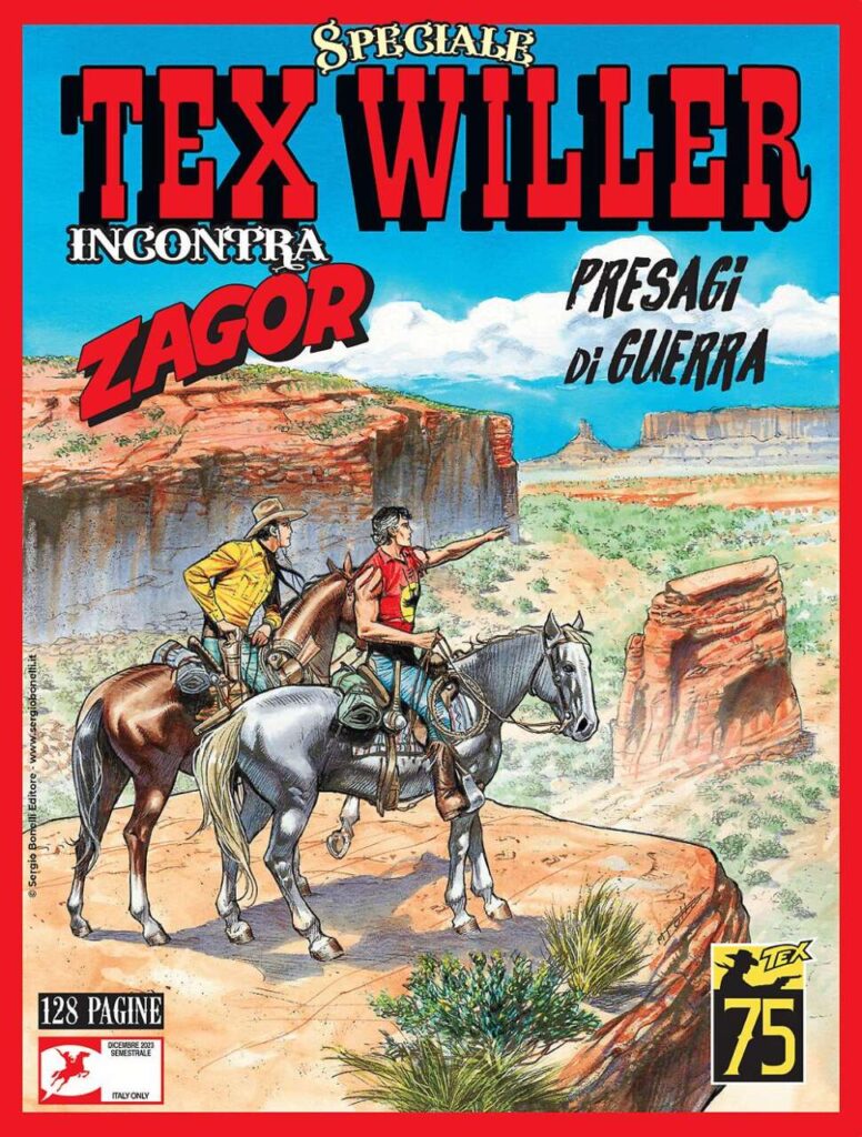 FUMETTI – Tex Willer incontra Zagor “Presagi di guerra”: spiriti e aquile volteggiano nel deserto