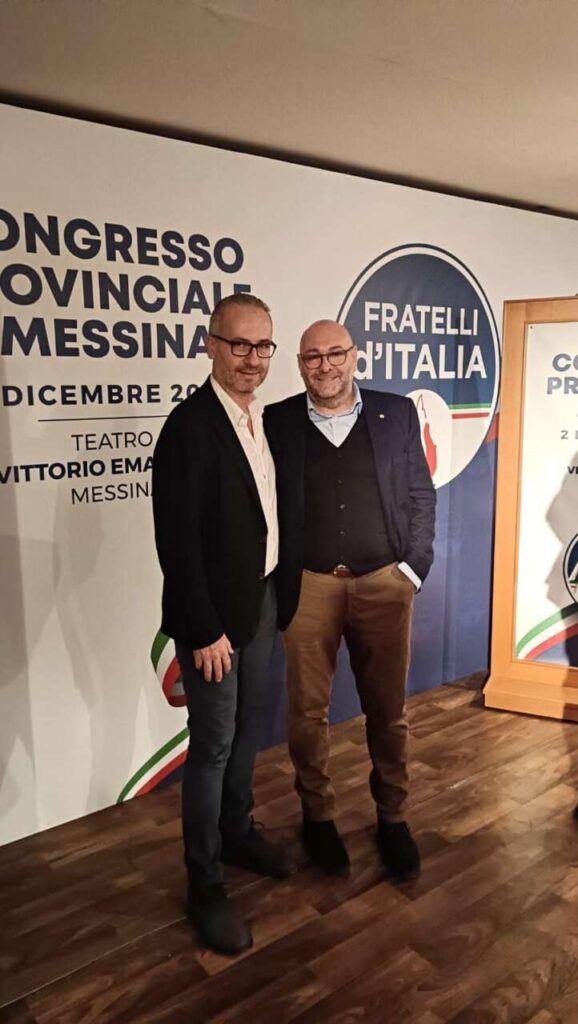 FRATELLI D’ITALIA – A Messina Giosuè Giardina è il presidente provinciale, Nuccio Ricciardello è vicepresidente