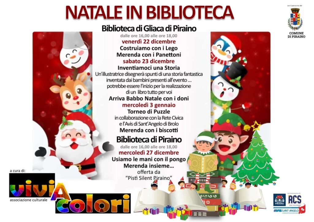 NATALE A PIRAINO – Quello per i bambini in biblioteca