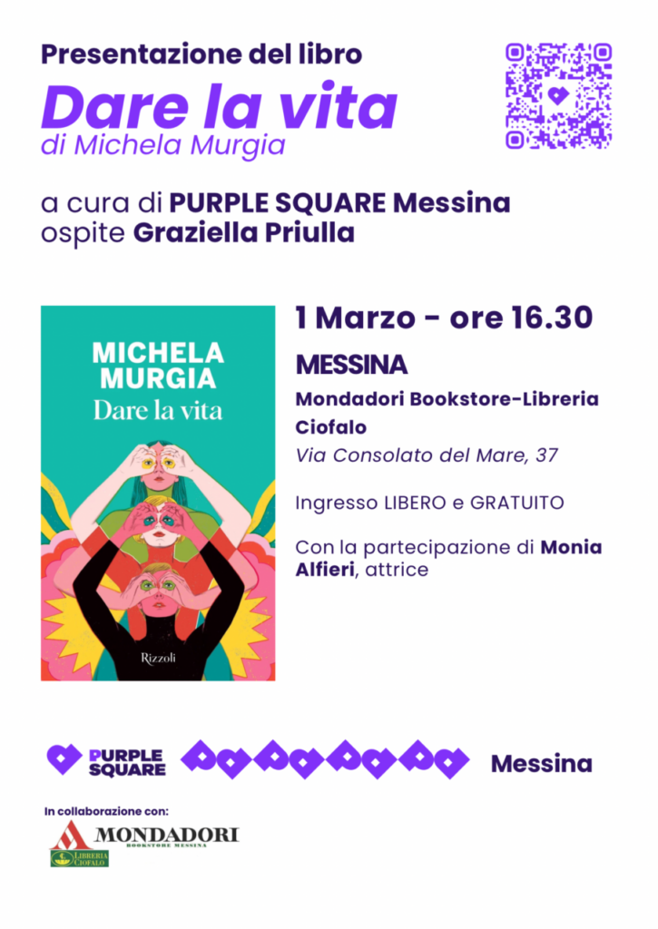 MICHELA MURGIA – l’1 marzo alla Mondadori di Messina la presentazione di “Dare la Vita”