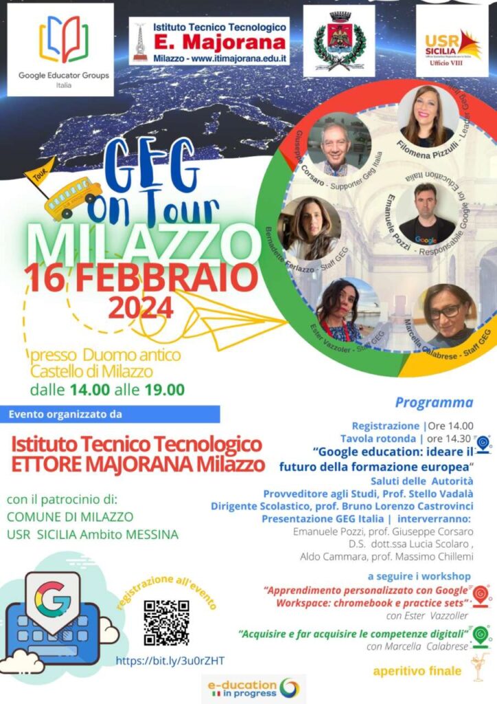 GEG ON TOUR – Gli educatori Google, tornano a Milazzo