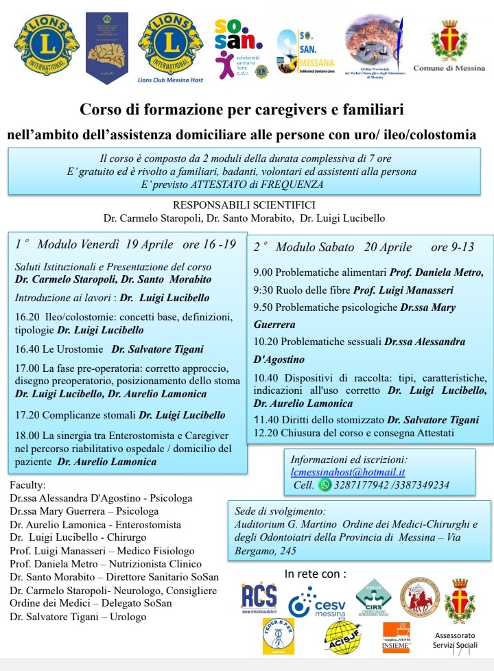 FORMAZIONE – Corso per caregiver e familiari