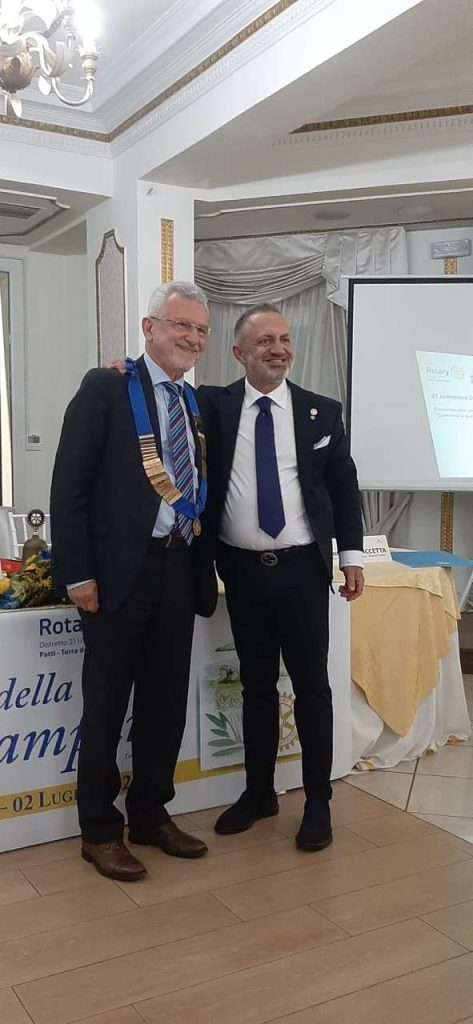 FERDINANDO D’AMICO – E’ il nuovo presidente del Rotary Club Patti- Terra del Tindari