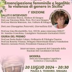 SINAGRA – Prima edizione del Concorso: “Emancipazione femminile e legalità: la violenza di genere in Sicilia”